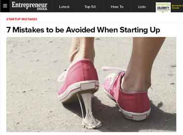 7 mistakes to be avoided when starting up