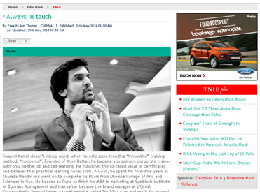 Swapnil Kamat, Founder, CEO & Chief Trainer, Work Better