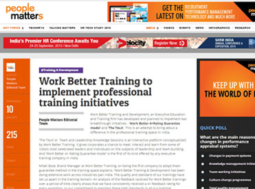 workbetter training implement professional training initiativs